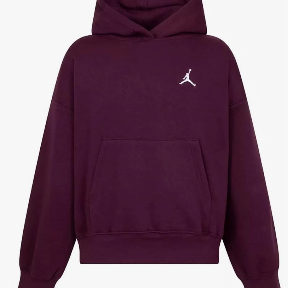 Girls Big Kids Jordan Brooklyn Essentials Pullover Hoodie Medium NWT - Picture 2 of 5